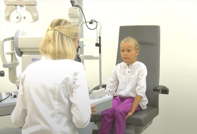 Akiu ligu gydytoja oftalmologe Ausrine Misevice apie vaiku akiu patikrinimu 1