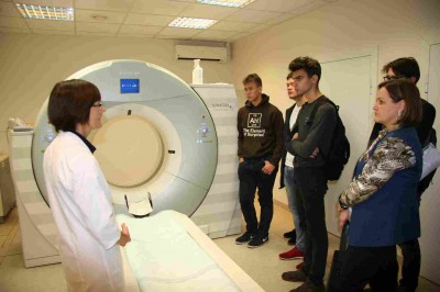 Studentų apsilankymas radiologijos centre